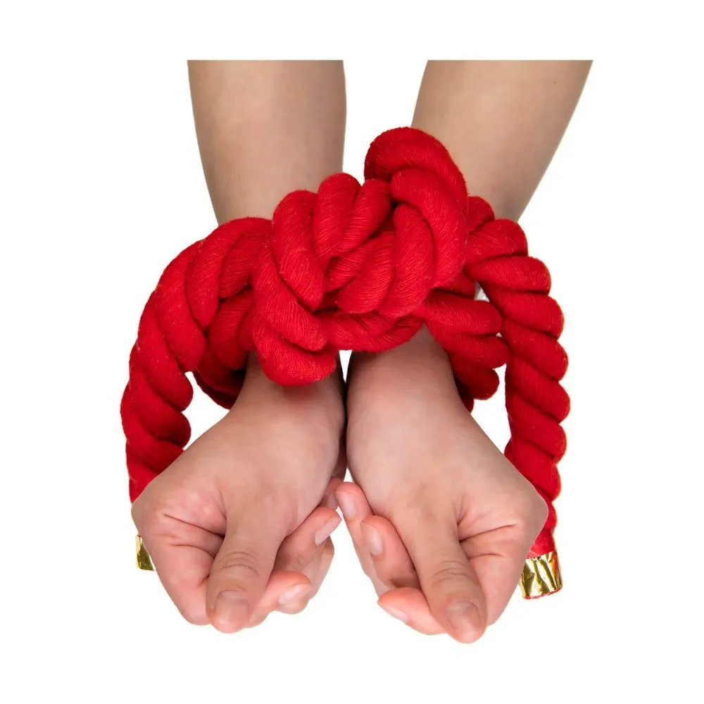 NPG 特粗束縛手足繩 紅色