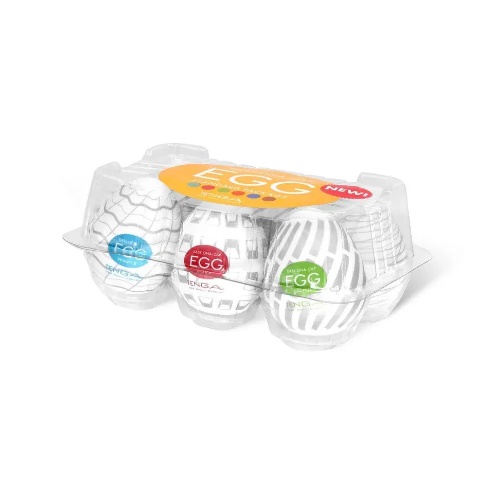 TENGA (日本) EGG STANDARD 系列 六入裝｜柔韌彈性・隨開即用