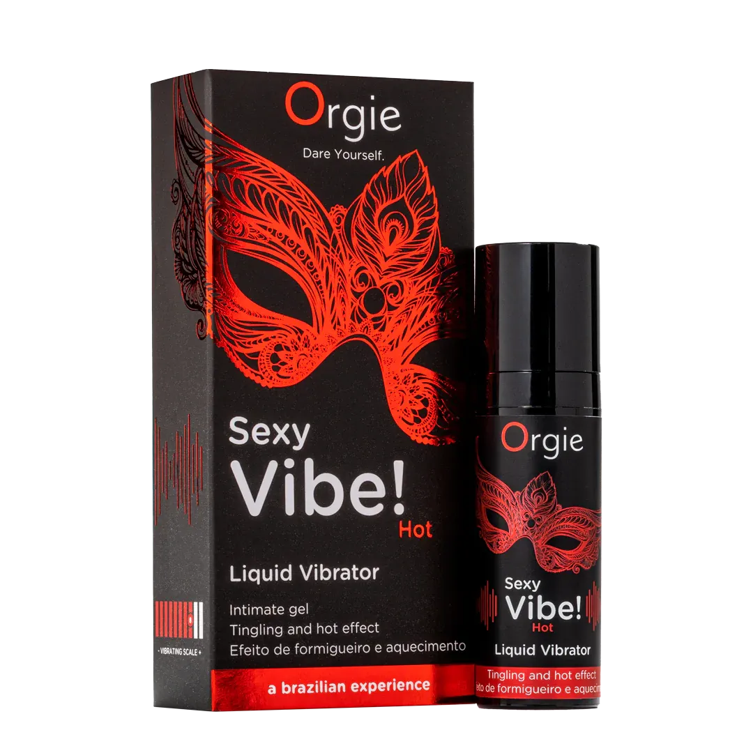 ORGIE (葡萄牙) Sexy Vibe! Hot 溫感震動酥麻快感液｜亞馬遜植物配方・溫熱震感・可舔式潤滑