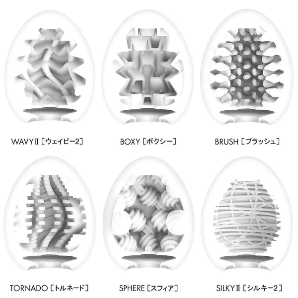 TENGA (日本) EGG STANDARD 系列 六入裝｜柔韌彈性・隨開即用