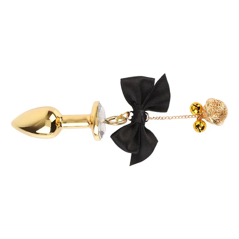 Pezonera Mono Black 後庭金屬塞｜黑色布紋＋蝴蝶結・情趣肛塞・成人用品