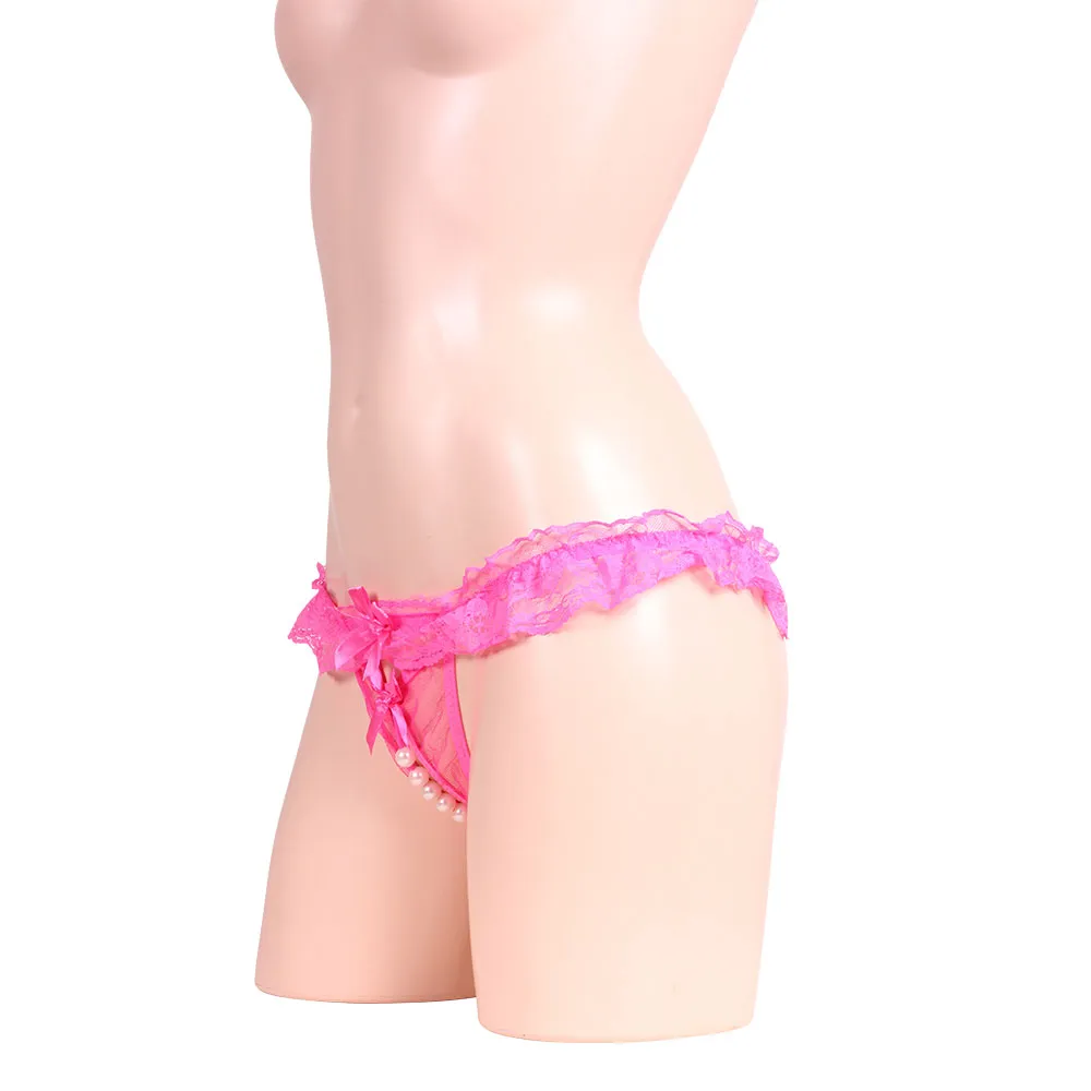 STARFIRE 珍珠開襠內褲 粉色