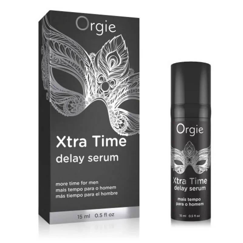 Xtra Time Delay Serum 有機輕盈延時精華液 產品瓶身