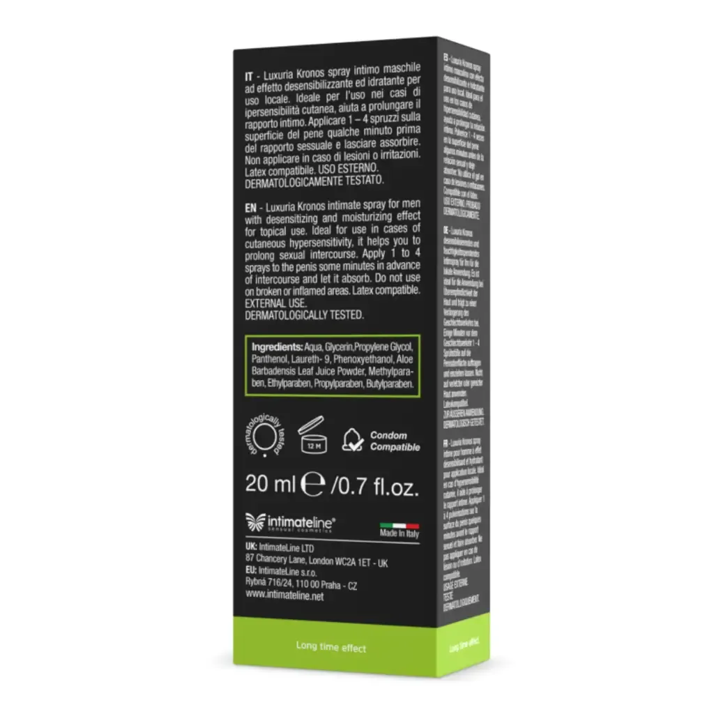 Intimateline LuxuriA Kronos 速效延時噴霧 20ml