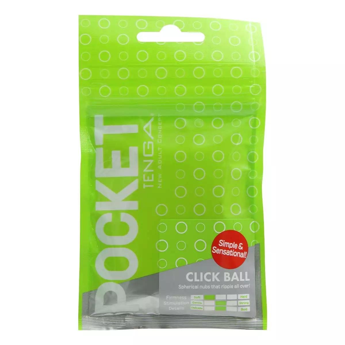 TENGA CLICK BALL 單次使用飛機袋 日本原裝包裝展示