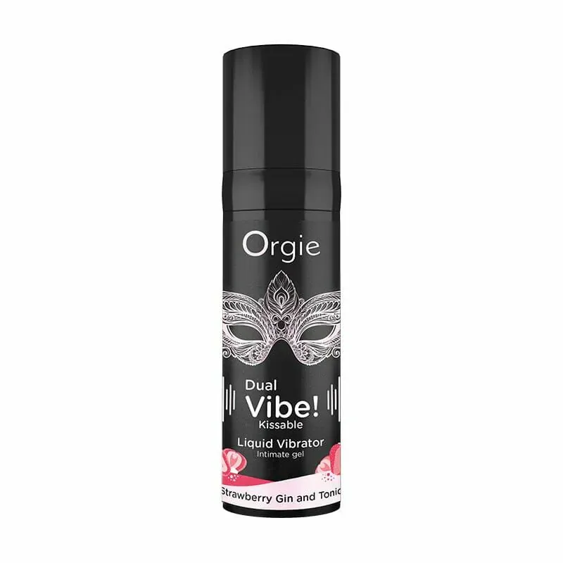 Orgie (葡萄牙) Dual Vibe! Strawberry Gin &amp; Tonic 草莓琴通寧雞尾酒味 酥麻震感口愛精華液 15ml
