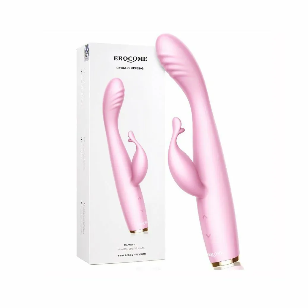 EROCOME Cygnus Kissing 天鵝座 雙用震動按摩棒 柔舌撩撥C點 幼身按摩設計