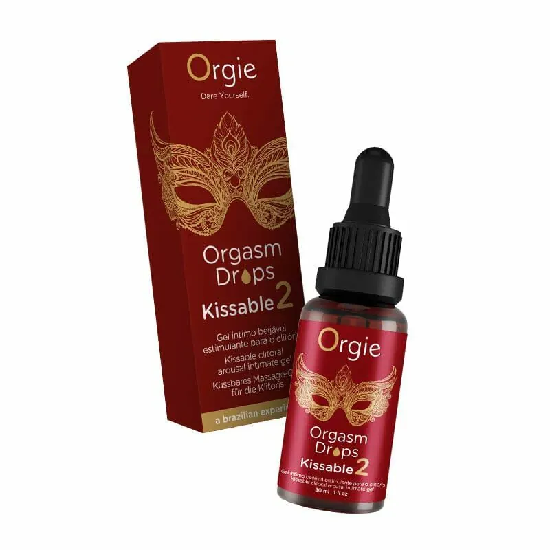 Orgie Orgasm Drops Kissable 2 女性感應潤滑液 葡萄牙製 紅蘋果風味 溫感潤滑