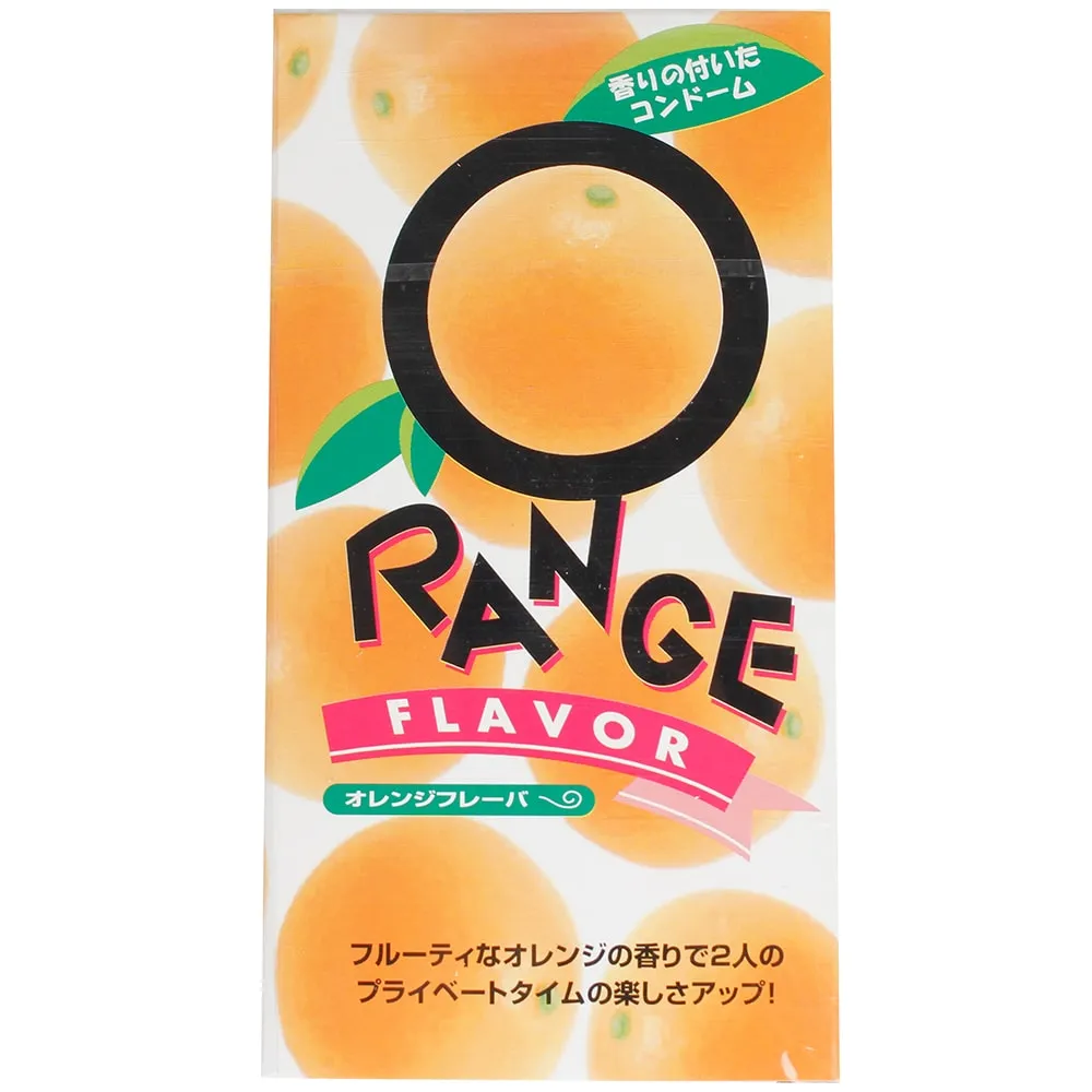 中西 橙味橫紋凸點安全套