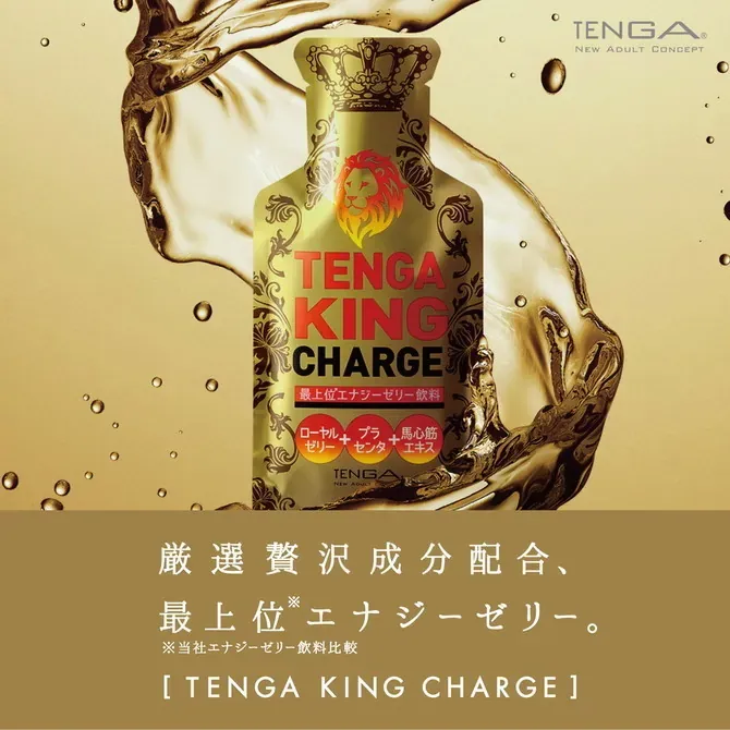TENGA (日本) King Charge 高級能量啫喱飲料 蜂蜜薑味｜蜂蜜薑味能量補充