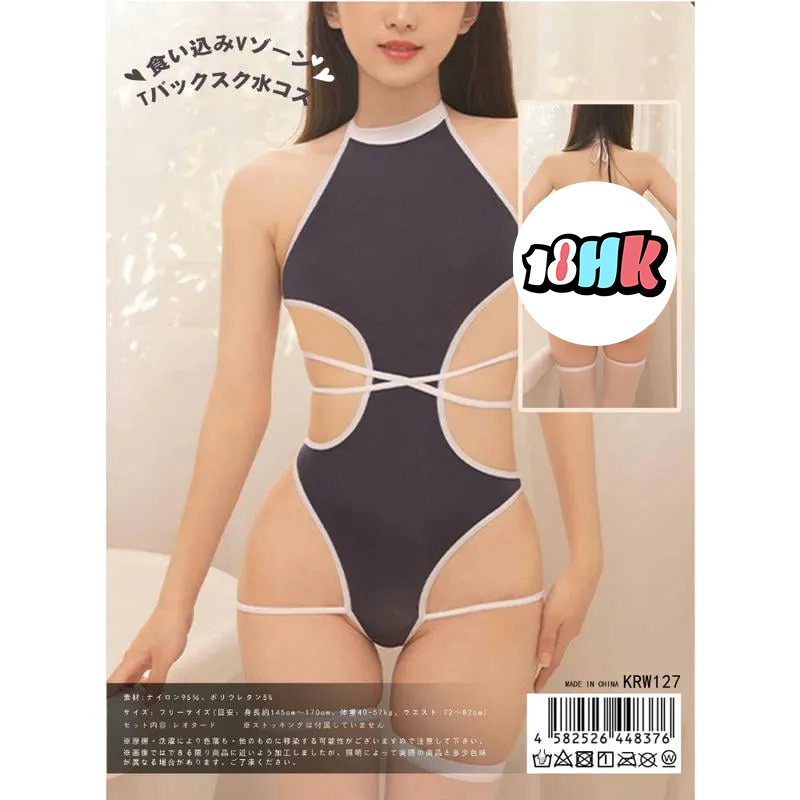 KR（日本） 極限食い込み V 線 T-Back 令和款競泳連身泳衣 Cosplay