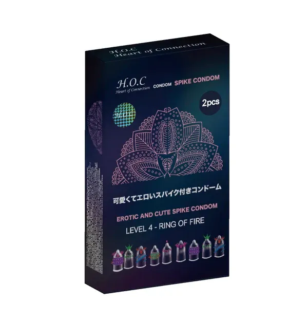 HOC Spike Condom Level 4 RING OF FIRE 刺激型 安全套