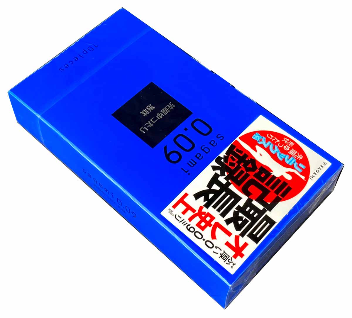 SAGAMI 0.09 Natural top angle thick tip packaging