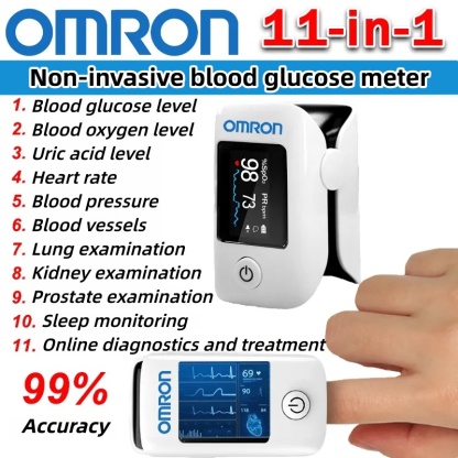 Omron 11-in-1 Non-Invasive Multifunctional Blood Glucose Meter