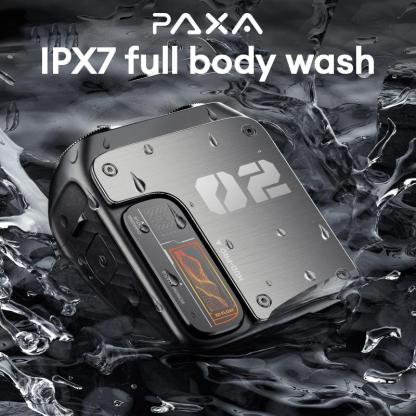 PAXA Mini Electric Shaver - Magnetic Dual Blades Curved Blade Mesh Waterproof Skin-Friendly Washable Rechargeable High-Speed Motor with Long-Lasting Battery Compact Portable Facial Matte Smooth Titanium