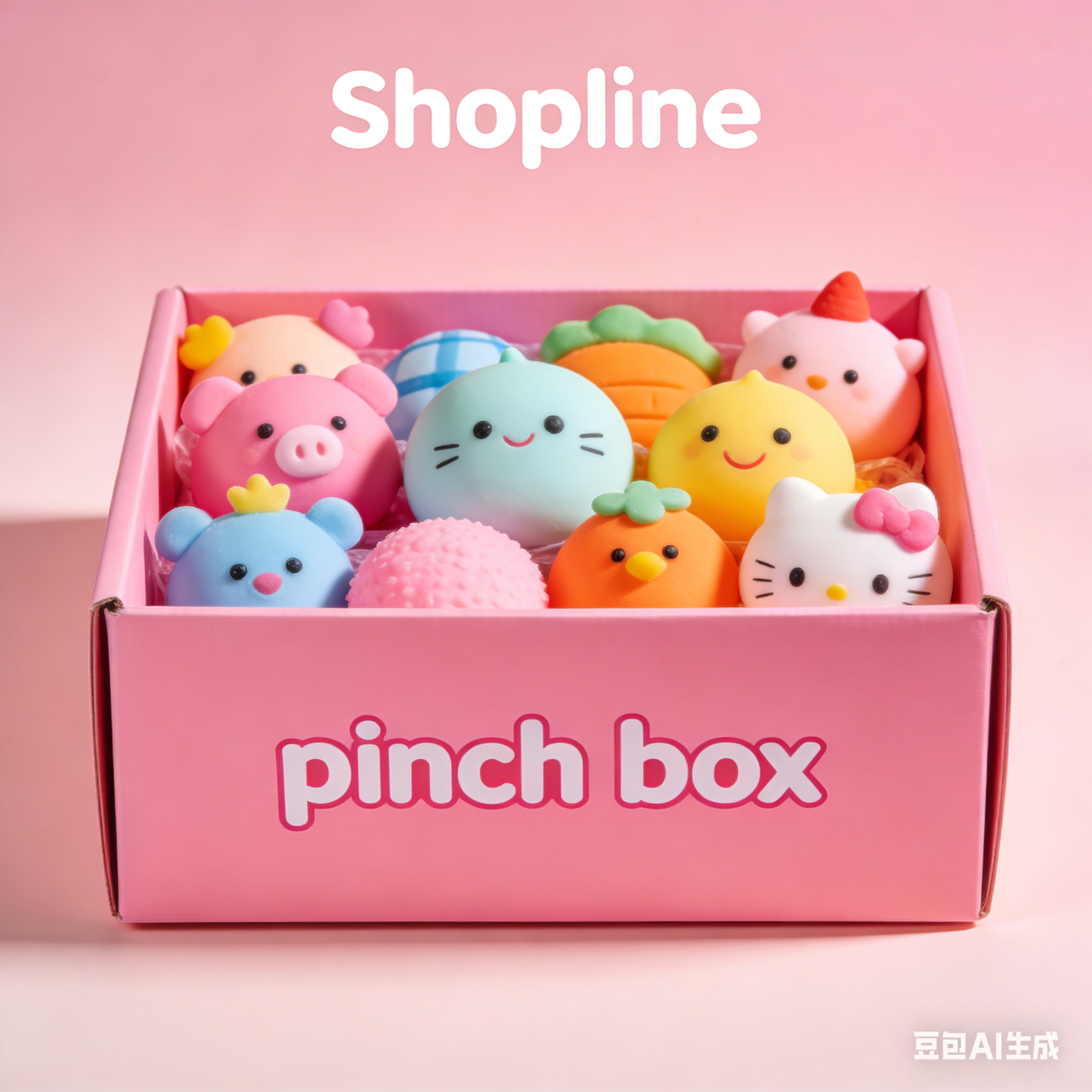 【開封後キャンセル不可】選べるスクイーズ詰め合わせ！5 個以上入り！Pinch Box 手作り 食品級原料使用 お得セット