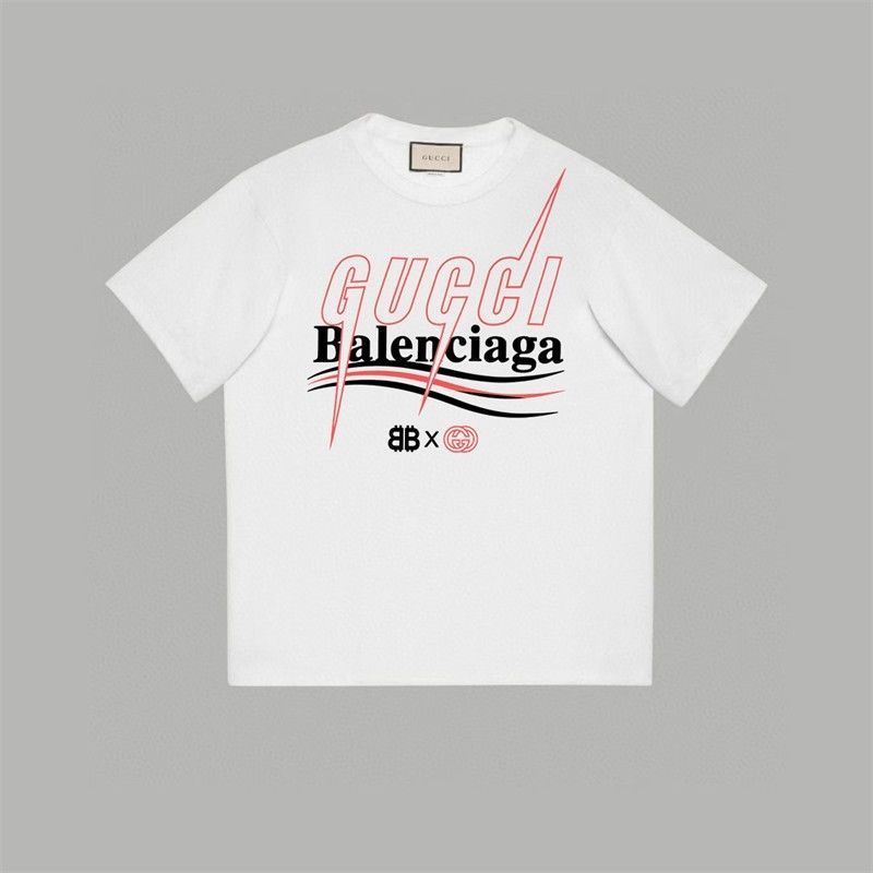 【GUCCI x BALENCIAGA公式旗艦店】男女兼用 Tシャツ ご好評に付き再入荷！