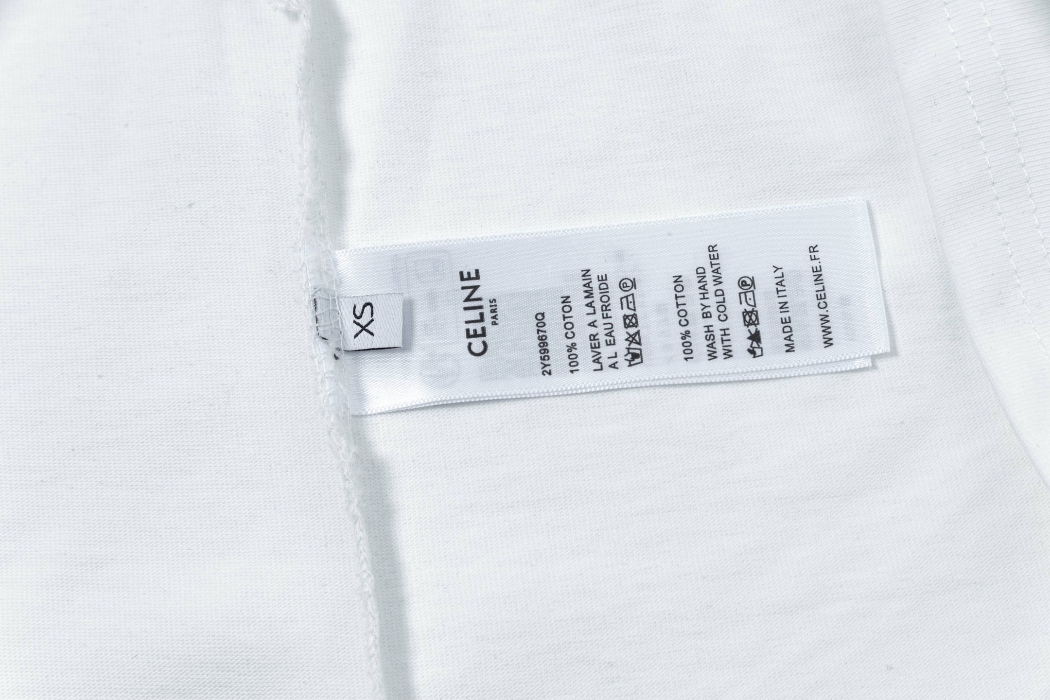 【CELINE】（セリーヌ）半袖Tシャツ 男女兼用、ご好評に付き再入荷！