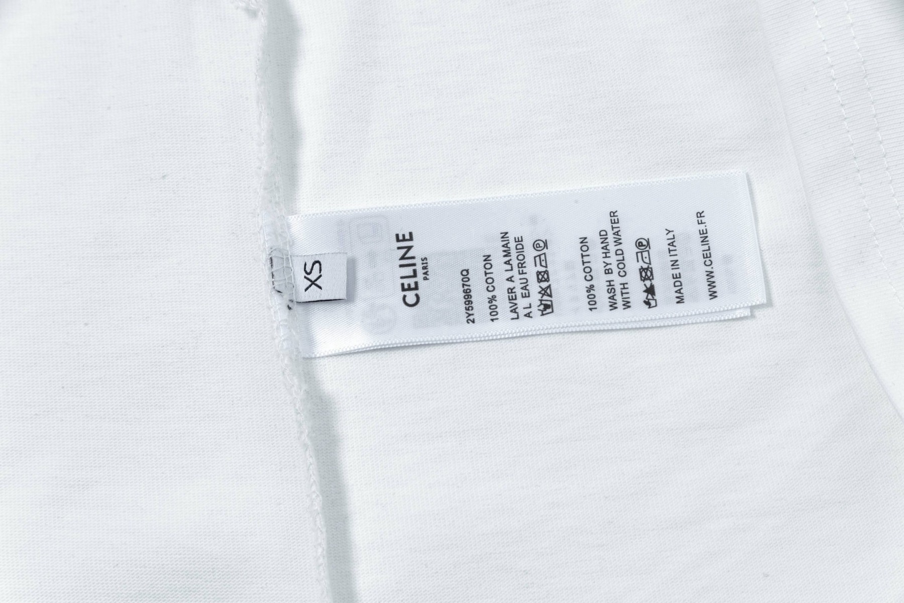 【CELINE】（セリーヌ）半袖Tシャツ 男女兼用、ご好評に付き再入荷！