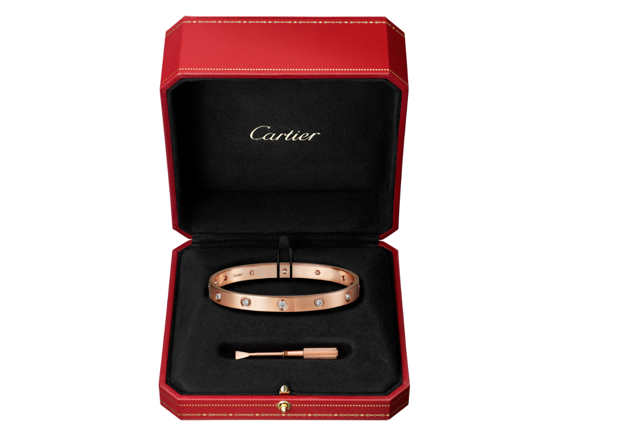 【Cartier】カルティエ LOVE BRACELET, 10 DIAMONDS ブレスレット、ダイヤモンド10個
