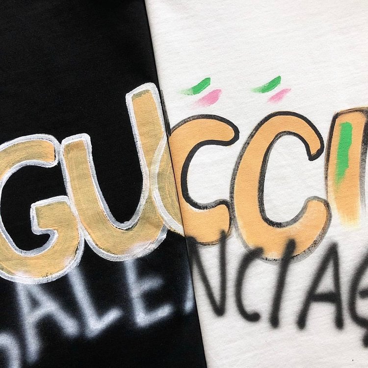 【Gucci ✖️ BALENCIAGA 】（グッチ✖️ バレンシアガ ）半袖 男女兼用