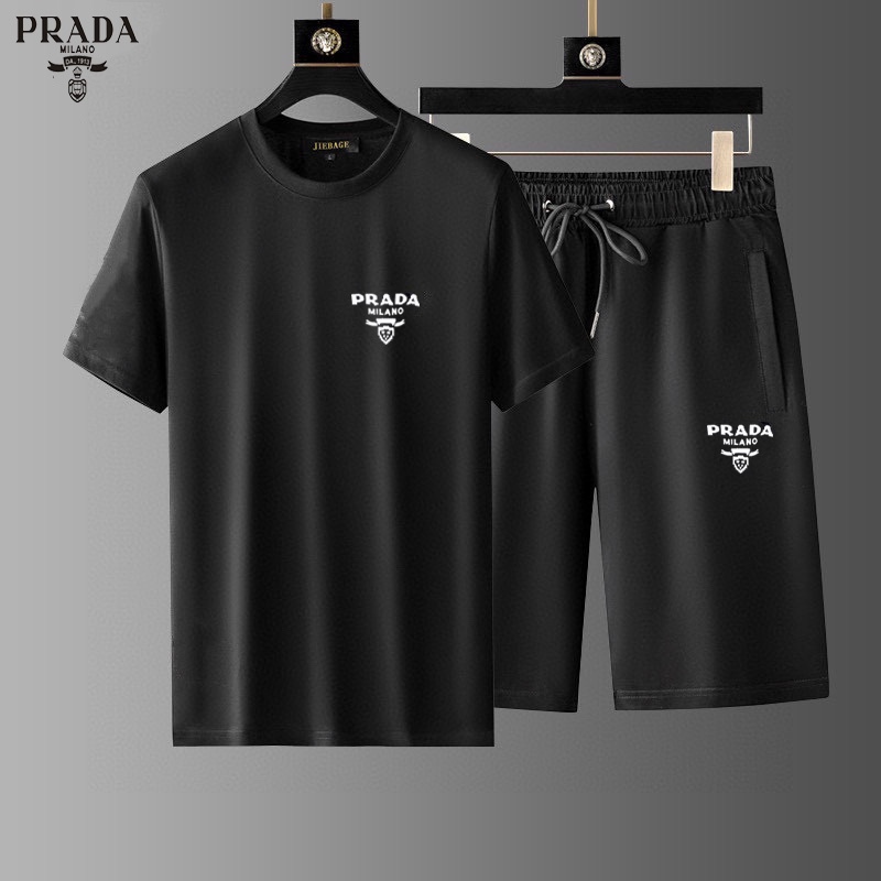 【PRADA旗艦店】プラダ 半袖ショートパンツスーツ ご好評に付き再入荷！