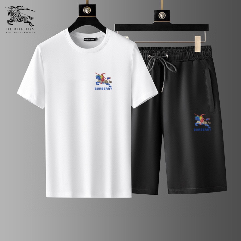 【BURBERRY旗艦店】バーバリー 半袖ショートパンツスーツ ご好評に付き再入荷！