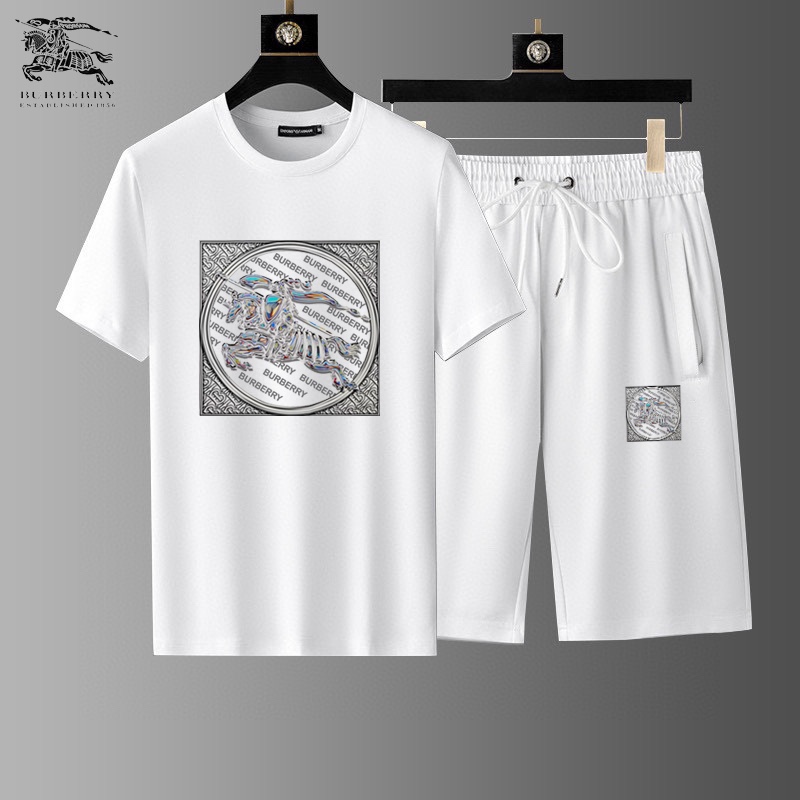 【BURBERRY旗艦店】バーバリー 半袖ショートパンツスーツ ご好評に付き再入荷！