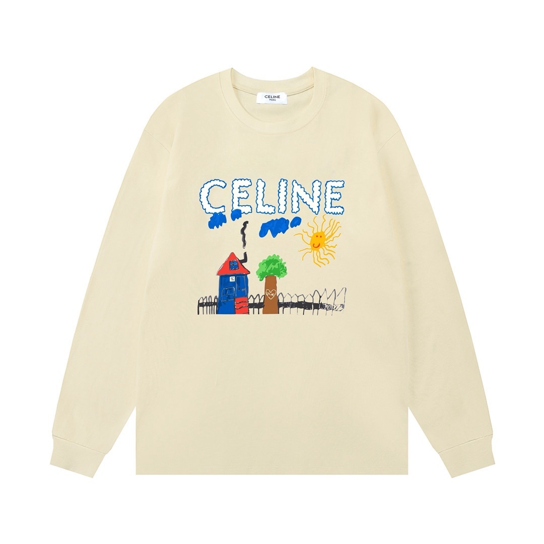 【CELINE公式旗艦店】（セリーヌ）長袖 男女兼用 ご好評に付き再入荷！