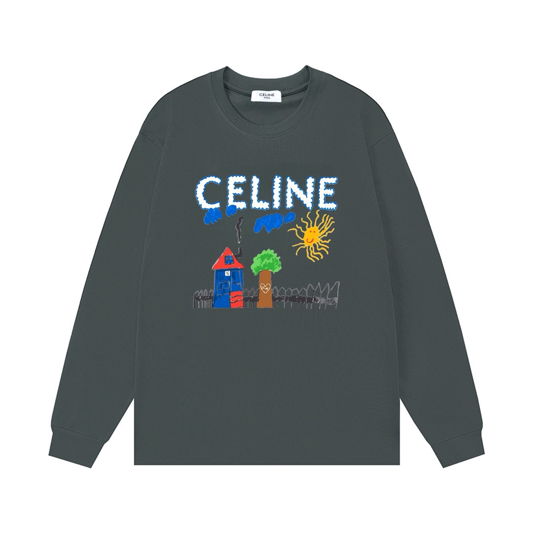 【CELINE公式旗艦店】（セリーヌ）長袖 男女兼用 ご好評に付き再入荷！