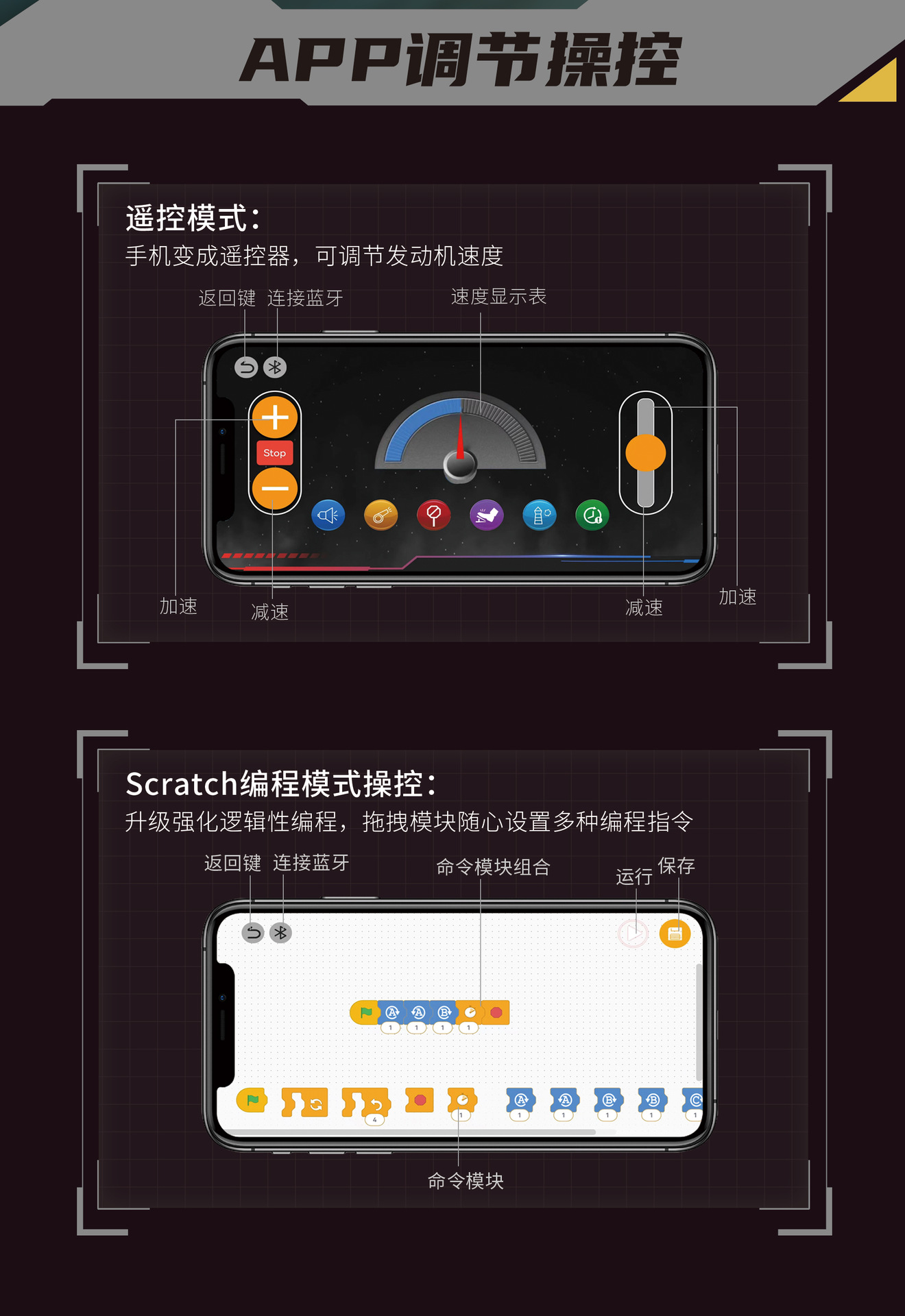 KAIXING Working V8 Engine Building Set - 665PCS App-Controlled Mechanical Engine Replica for Car Enthusiasts