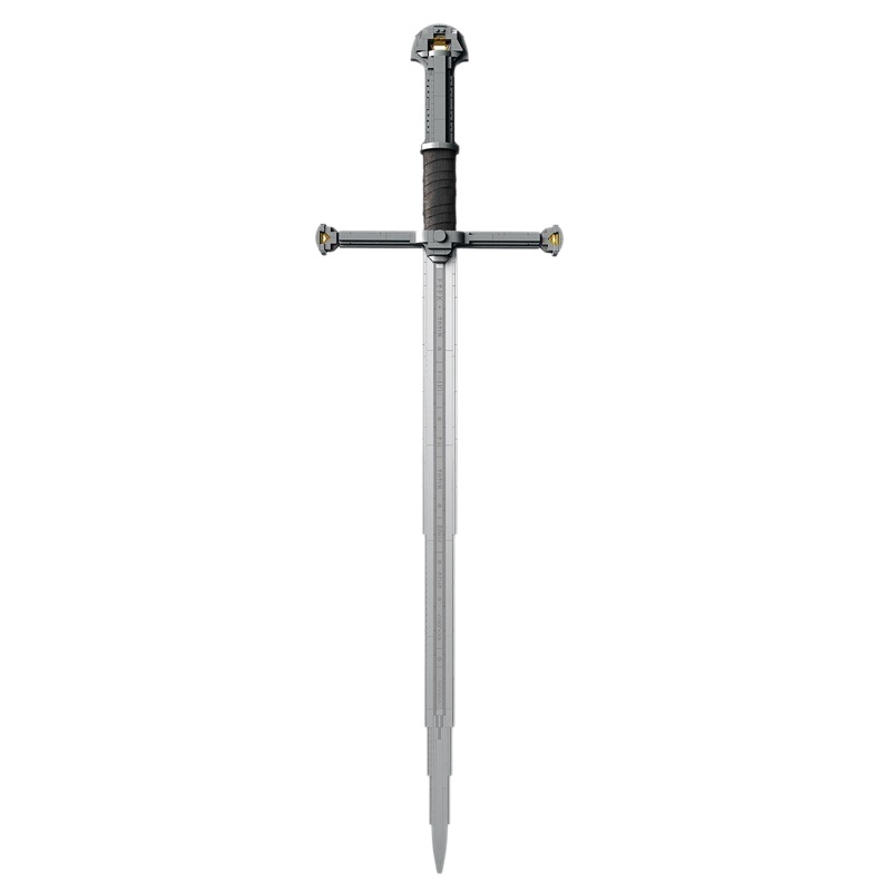 Narthil Sword Building Blocks Set 1:1 Scale Andúril/ Narsil Replica from Lord of The Rings Collectible Display Model for Fans Adults Gift for Movie Enthusiasts
