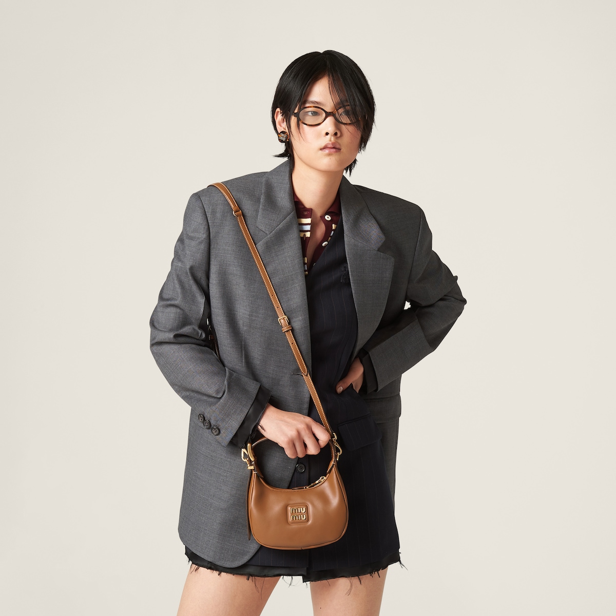 レザー ホーボーバッグ