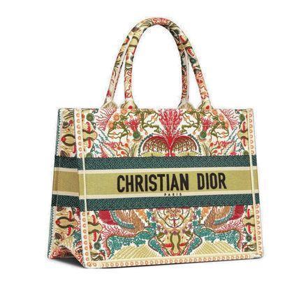 【限定】ディオール (DIOR) ブックトート スモール ハート刺繍-三越伊勢丹公式 ラグジュアリーアウトレット