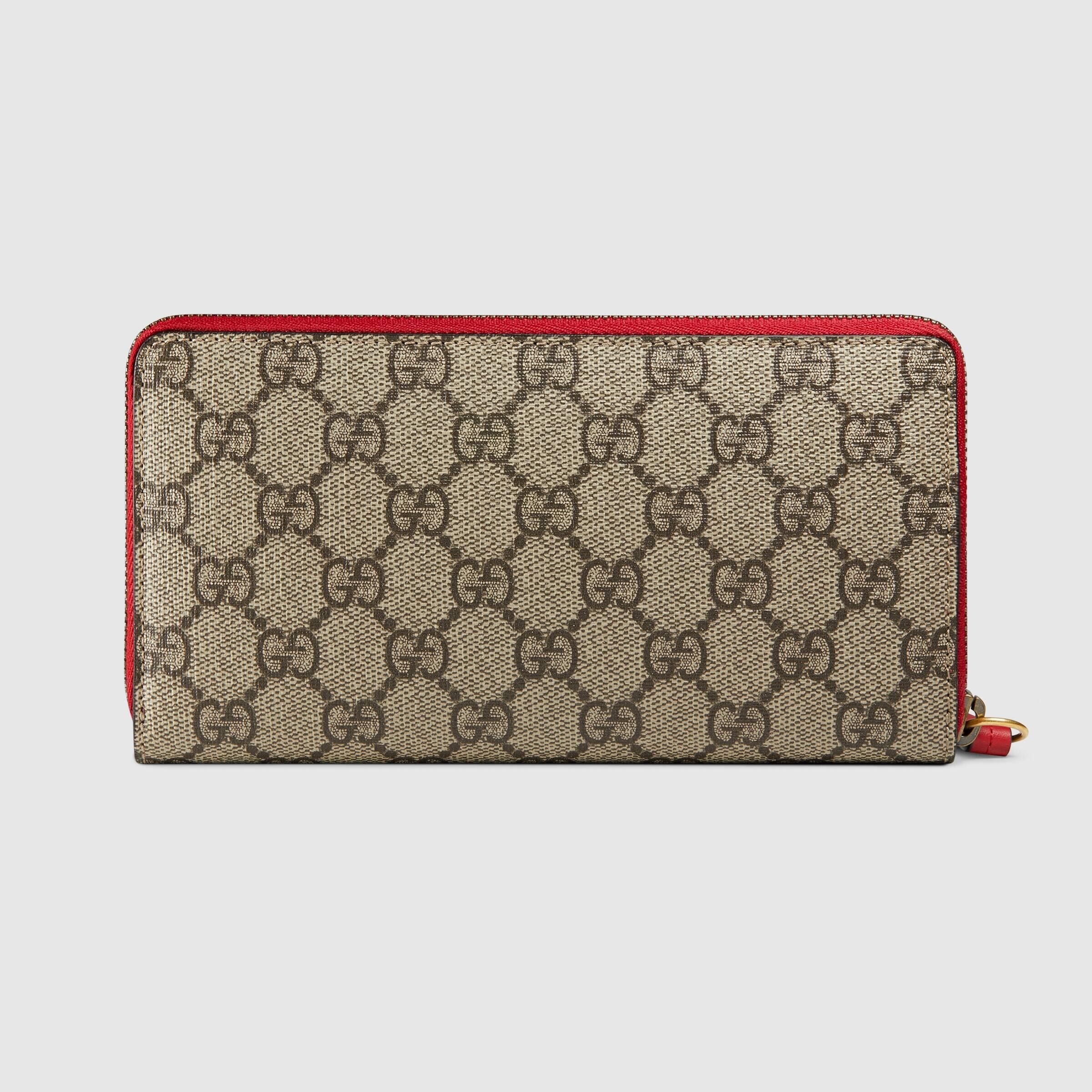 グッチ (GUCCI) チェリー(さくらんぼ)付き GGスプリーム 長財布-三越伊勢丹公式 ラグジュアリーアウトレット