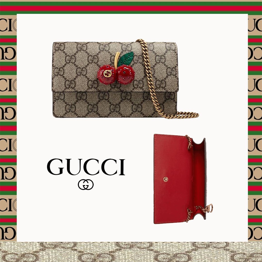 GUCCI チェリー付きミニバッグ｜限定オファー-三越伊勢丹公式 ラグジュアリーアウトレット