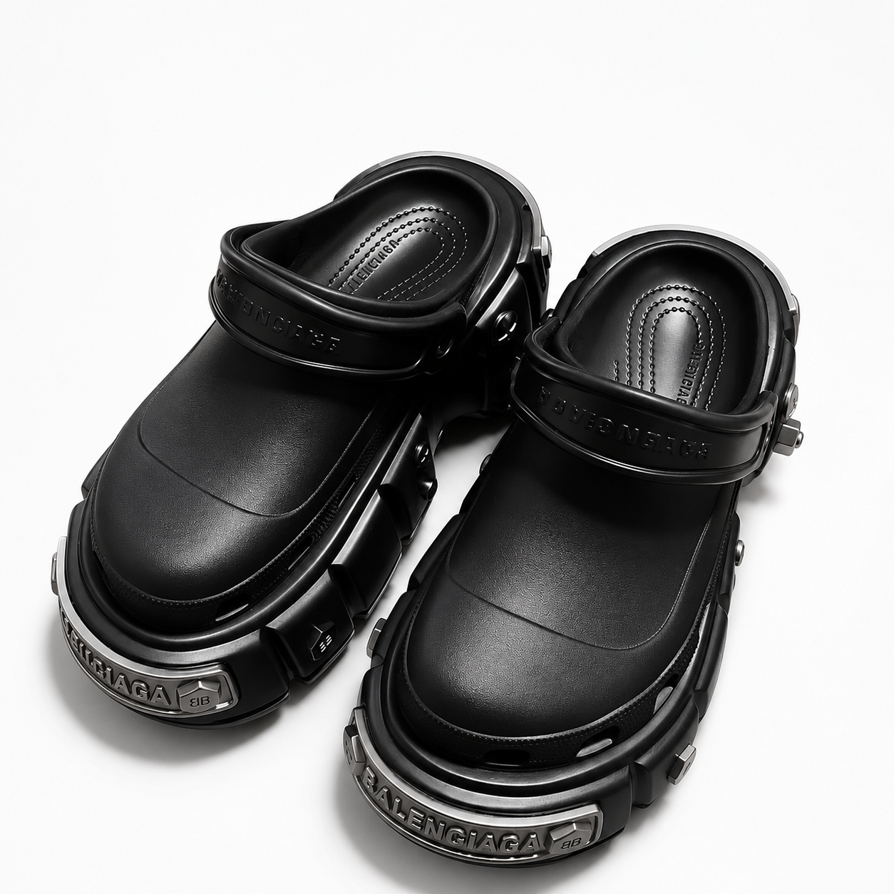 BALENCIAGA Crocs HardCrocs Sandal Slide ブラック 夏サンダル