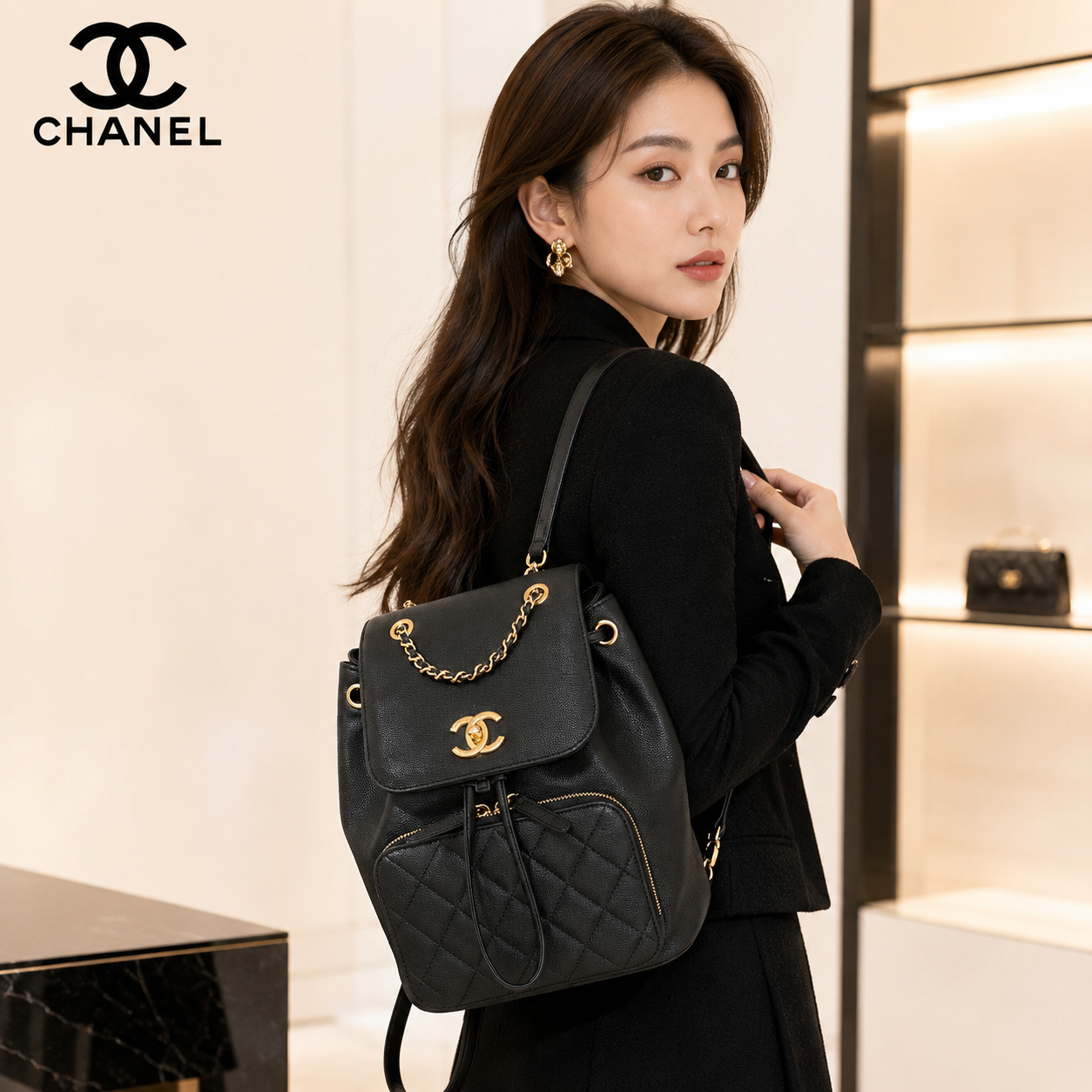 CHANEL ボールパターン バックパック｜S1371 新作