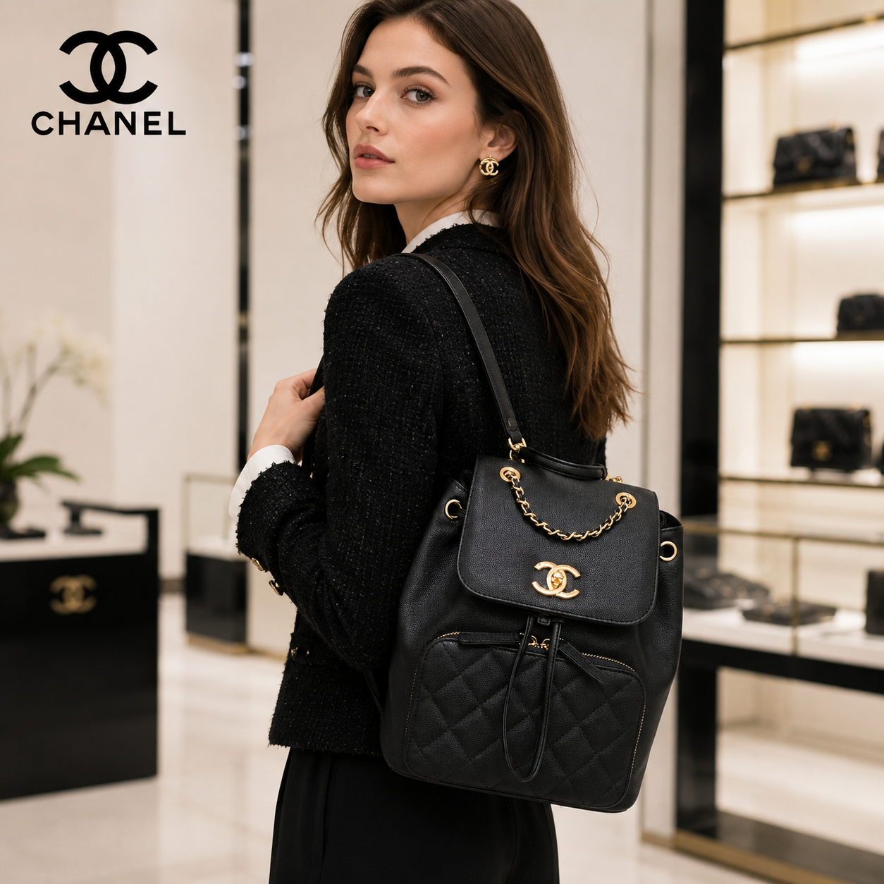 CHANEL ボールパターン バックパック｜S1371 新作