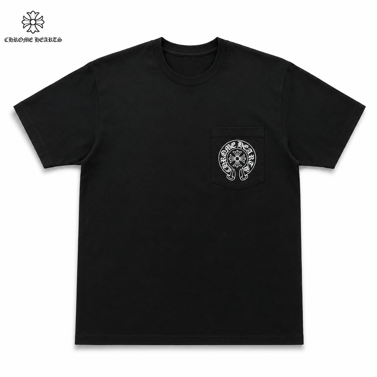 クロムハーツ Tシャツ ホースシュー ホワイト 半袖 トップス
