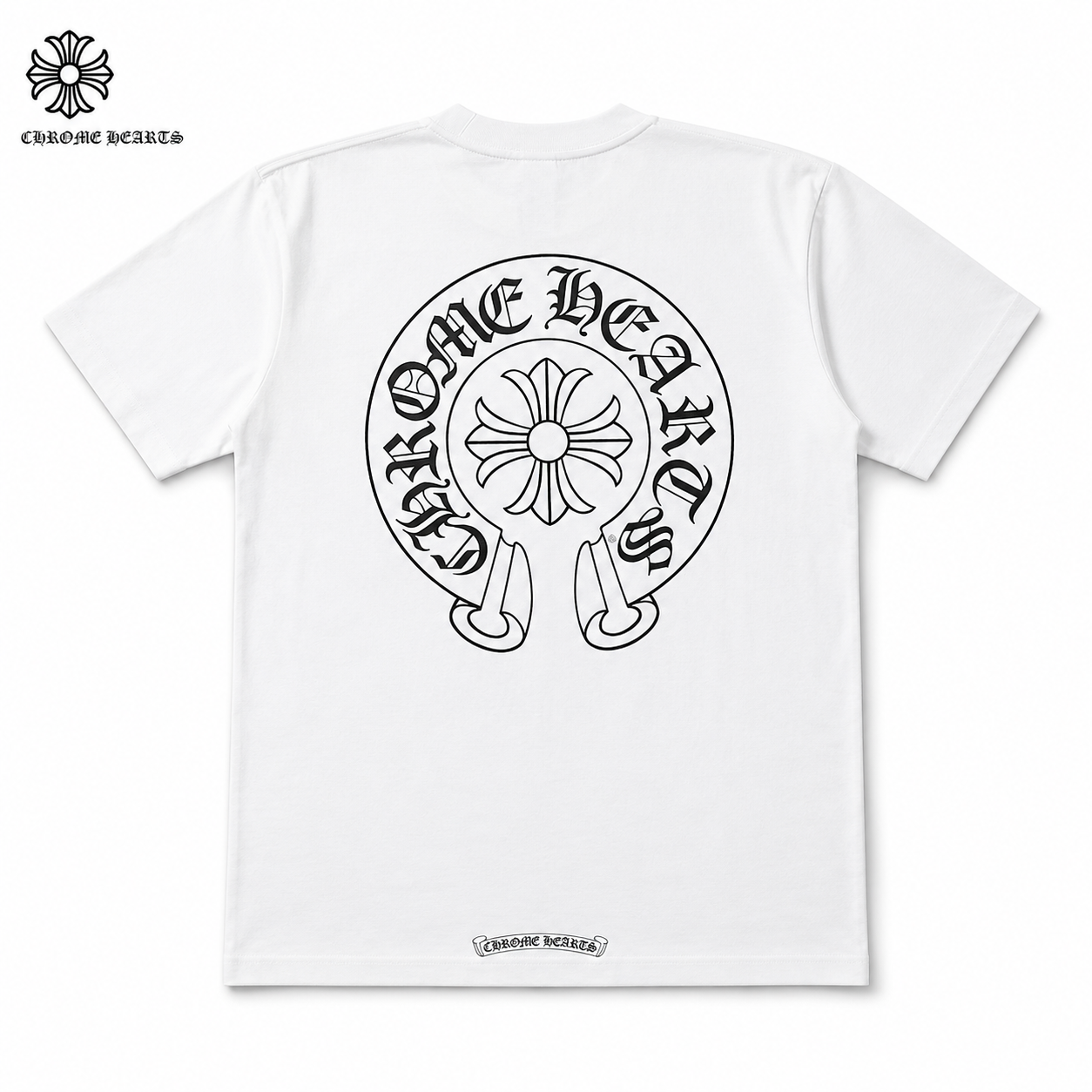 クロムハーツ Tシャツ ホースシュー ホワイト 半袖 トップス