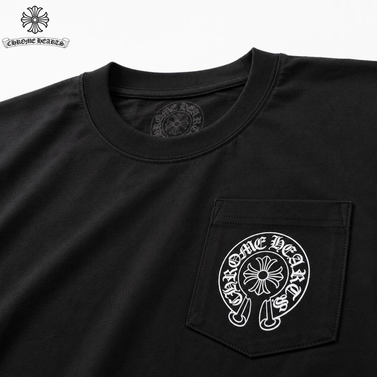 クロムハーツ Tシャツ ホースシュー ホワイト 半袖 トップス