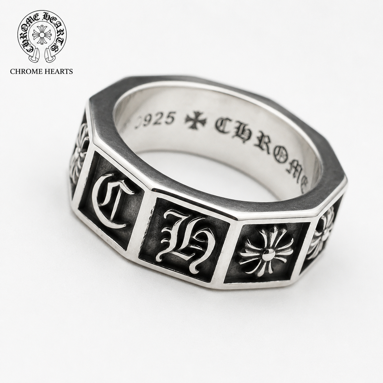 クロムハーツ 指輪 フローラルクロス シルバー925 リング メンズ レディース ペア