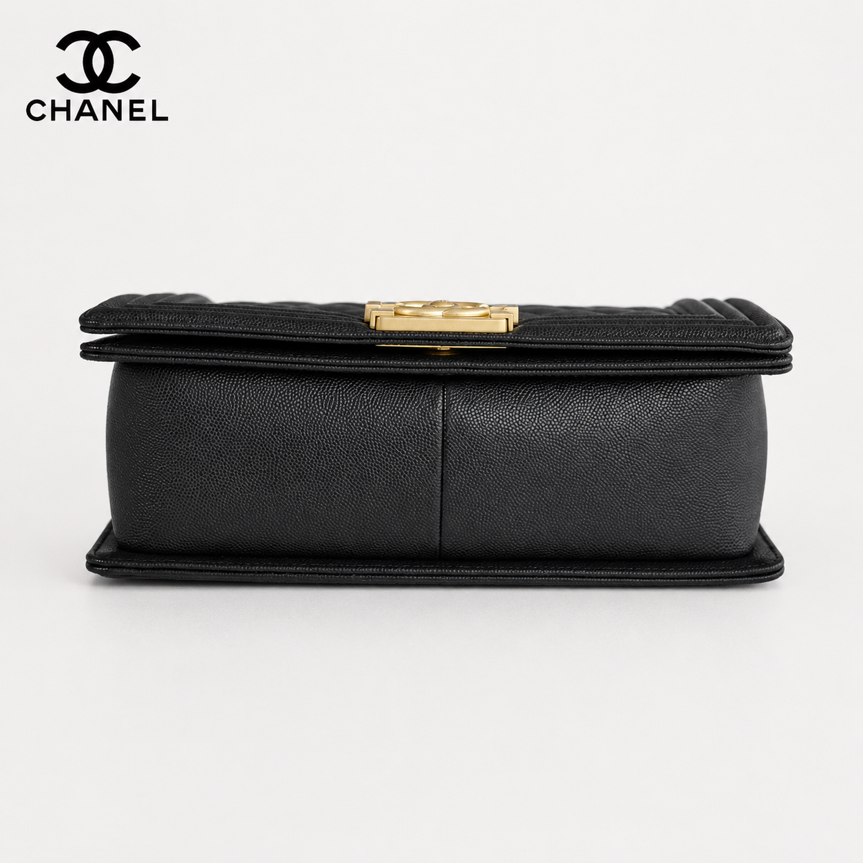 シャネル BOY CHANEL キャビアスキン ショルダーバッグ モダンマトラッセ チェーンバッグ
