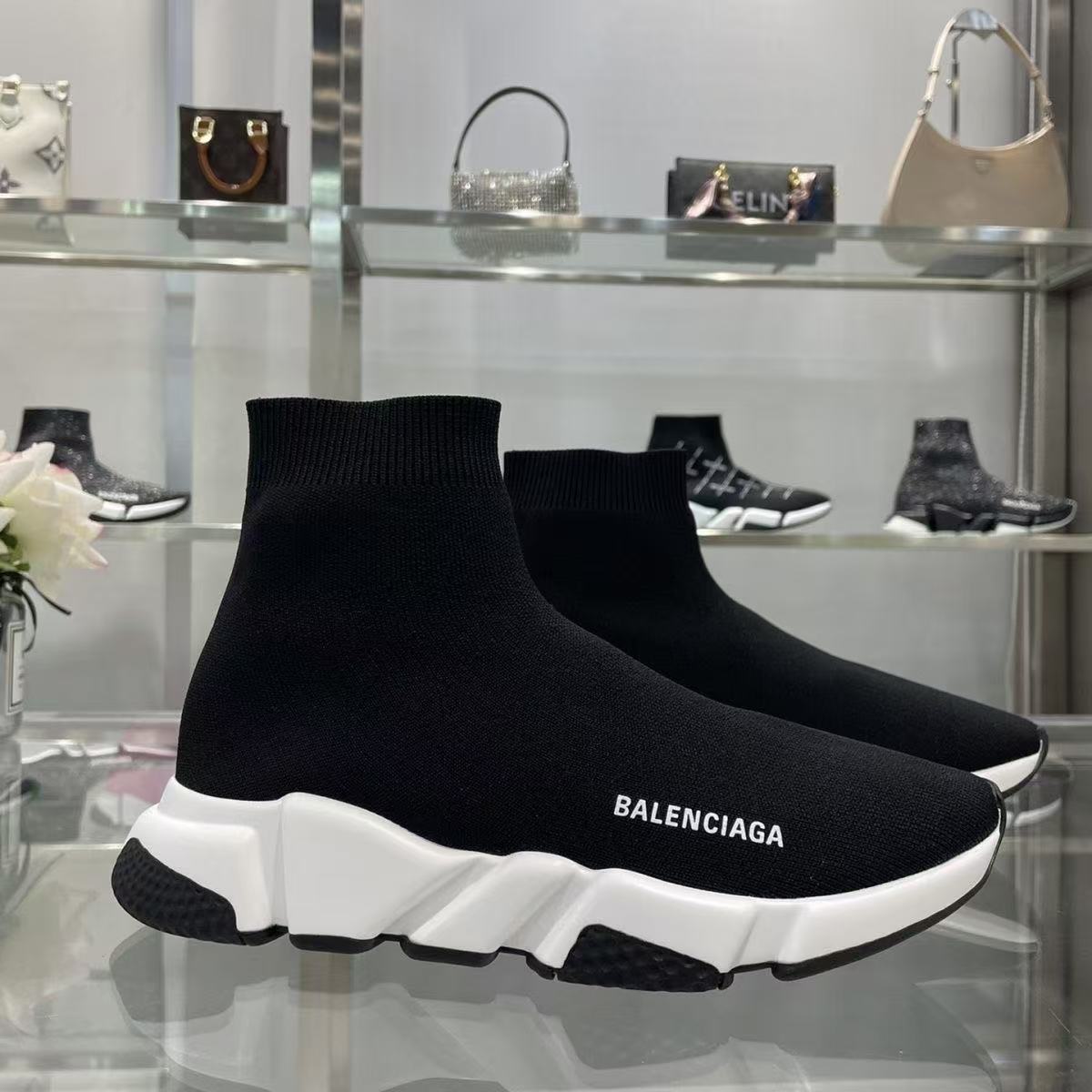バレンシアガ (BALENCIAGA) スピード スニーカー メッシュ-三越伊勢丹公式 ラグジュアリーアウトレット
