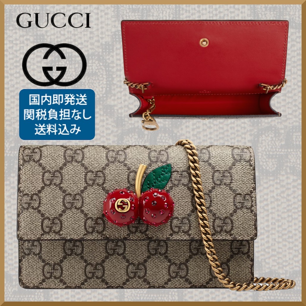 GUCCI チェリー付きミニバッグ｜限定オファー-三越伊勢丹公式 ラグジュアリーアウトレット