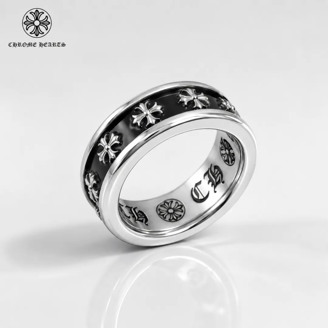 クロムハーツ フローラルクロス リング シルバー