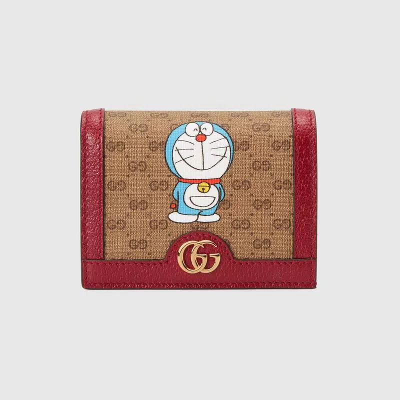 グッチ × ドラえもん コインウォレット 二つ折り財布 限定コラボ-三越伊勢丹公式 ラグジュアリーアウトレット