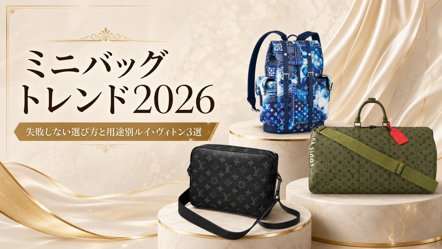 2026年ミニバッグトレンドと用途別ルイ・ヴィトンバッグの選び方