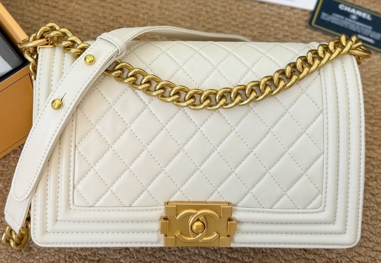 シャネル CHANEL ボーイシャネル チェーンショルダーバッグ 25cm｜クラシック レディースバッグ